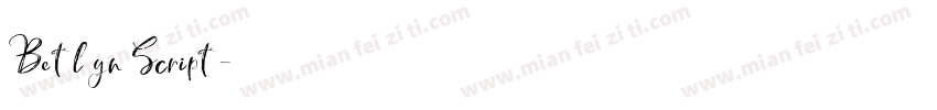 Betlyn Script字体转换